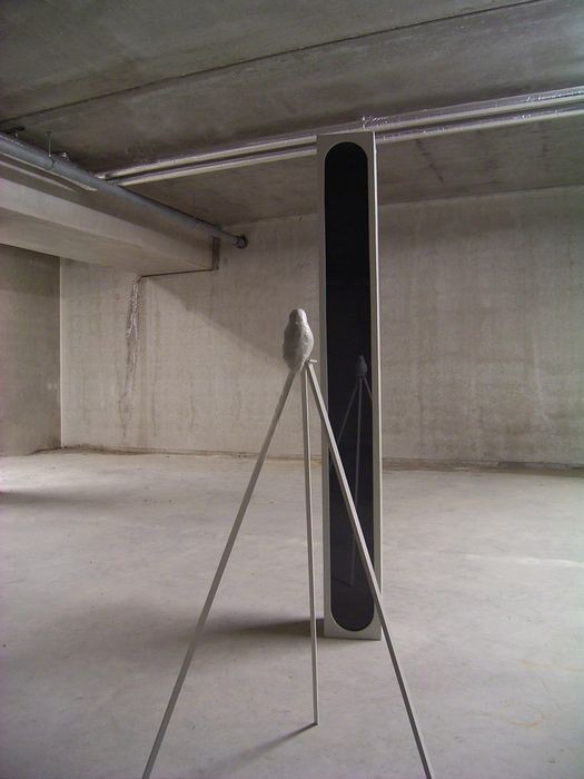 Random work from Niels van der Kuur, beeldende kunst in de openbare ruimte | Objecten / Installaties / Kunst in de openbare ruimte | 2006, MDF, hout, glas, verf, klei